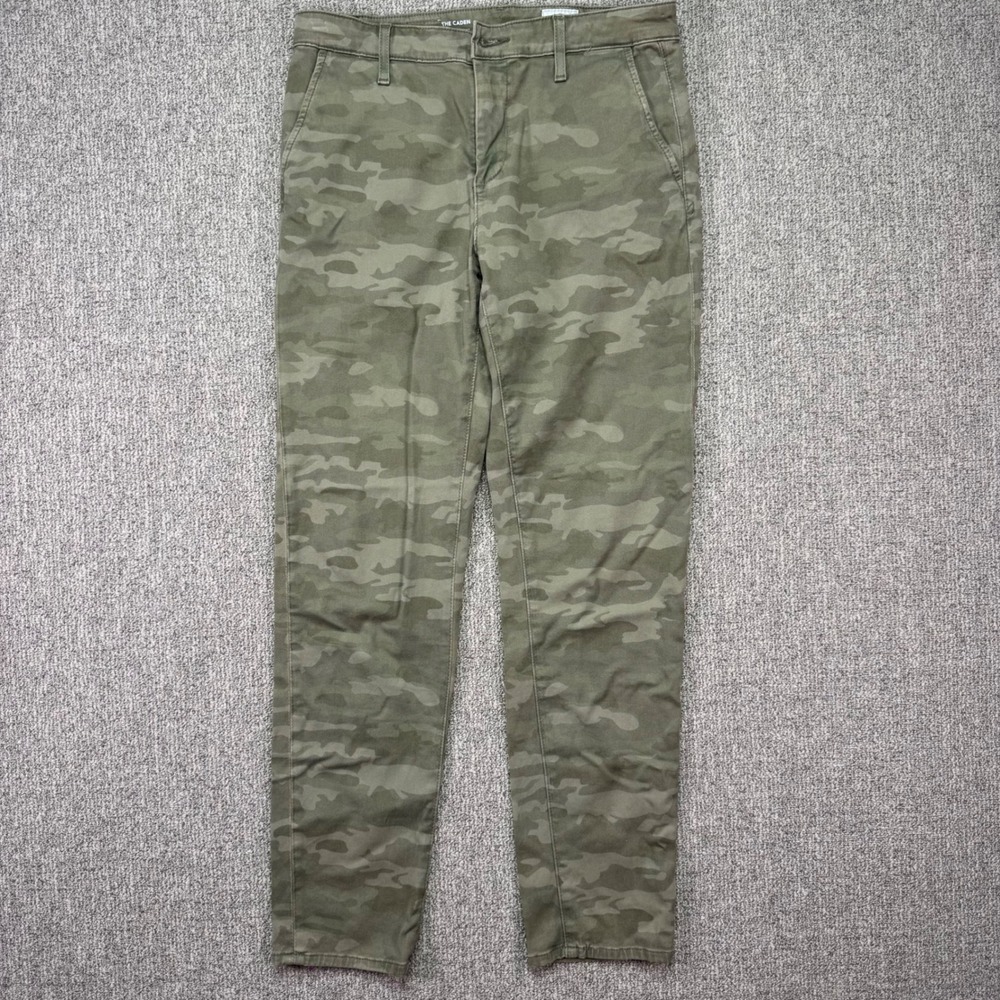 AG Adriano Goldschmied The Caden Tailored Trouser Camo Pants Women's Size‎ 26